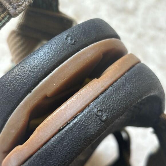 Chaco Classic Youth Unisex Kids Sz 3 Green Sandals Outdoor Straps Adjustable - Picture 6 of 6